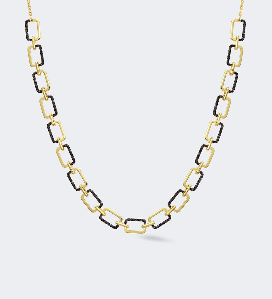 Lark and Berry- Collar de diamantes de oro